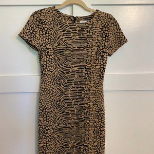 Calvin Klein Animal Print Dress, Size 2